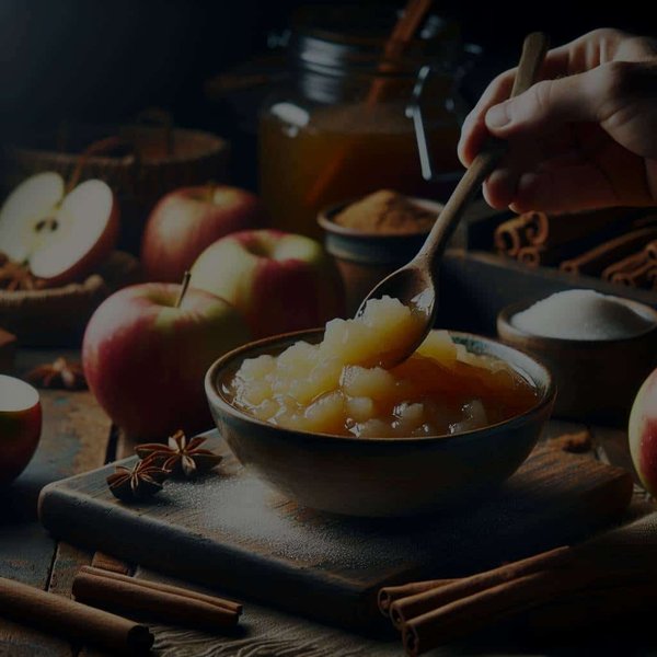 Quelle est la recette d'une compote de pommes traditionnelle avec une touche de cannelle ?