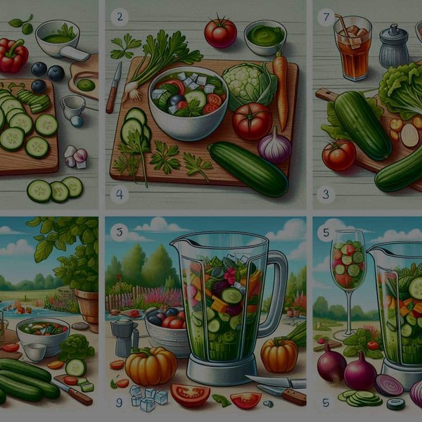 Comment préparer une soupe froide rafraîchissante pour l'été et quels légumes choisir?